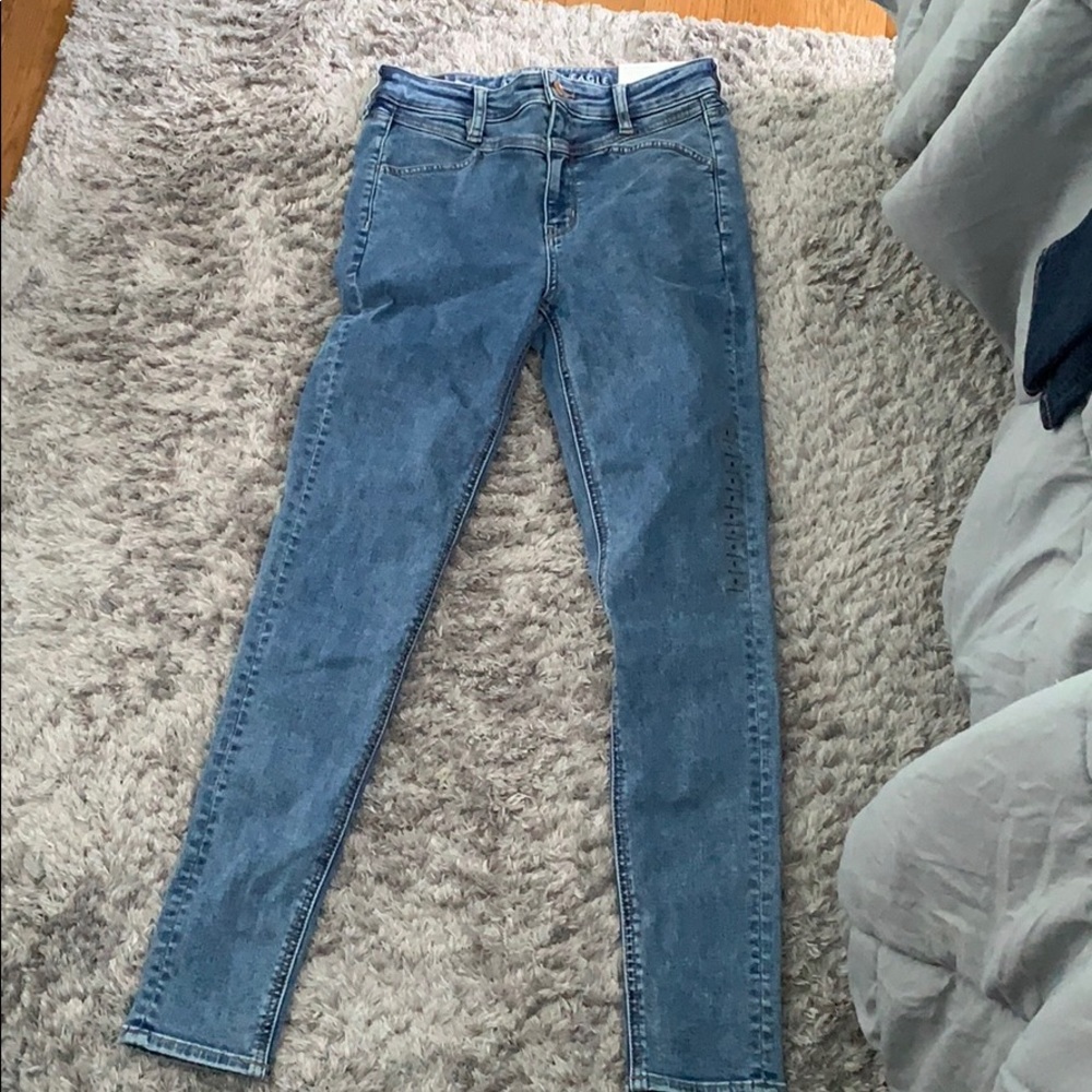 American eagle super high rise jegging